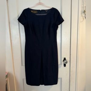 Loro Piana For Brooks Brothers Merino Wool Navy Blue Size 10 Woven in Italy
